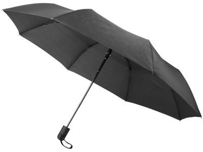 Складной полуавтоматический зонт Gisele 21 дюйм, черный — 10914201_2, изображение 1