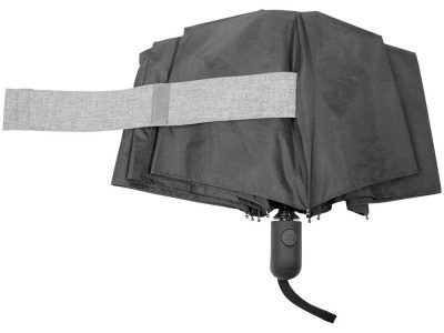 Складной полуавтоматический зонт Gisele 21 дюйм, черный — 10914201_2, изображение 2