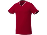 Мужская футболка Elbert с коротким рукавом, красный/темно-синий/белый, изображение 1