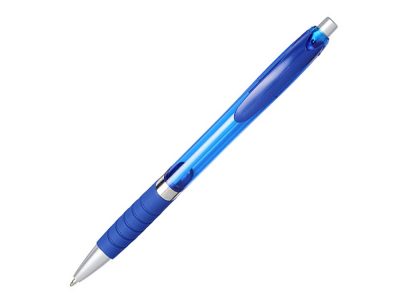 Шариковая ручка с резиновой накладкой Turbo, синий — 10736200_2, изображение 1