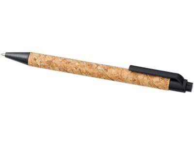 Шариковая ручка Midar из пробки и пшеничной соломы, черный — 10738500_2, изображение 3