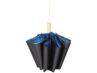 Зонт Blue skies 21 двухсекционный полуавтомат, черный, изображение 5