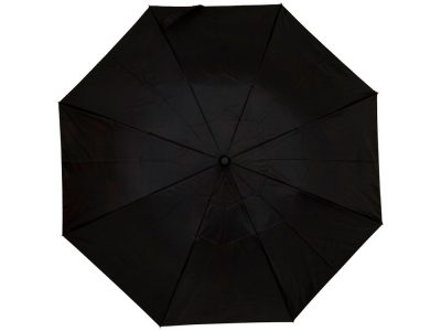 Зонт Blue skies 21 двухсекционный полуавтомат, черный, изображение 7