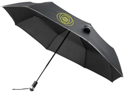 Автоматический зонт 27 со светодиодами, черный, изображение 7