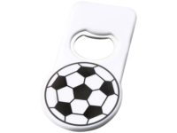 Футбольная открывалка для бутылок с магнитом, белый, изображение 1