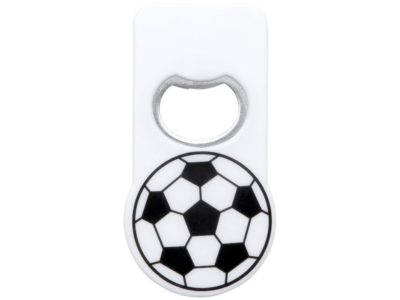 Футбольная открывалка для бутылок с магнитом, белый, изображение 2