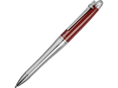 Ручка шариковая Nina Ricci модель Sibyllin в футляре, серебристый/красный, изображение 1
