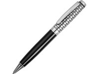 Ручка шариковая Бельведер, черный/серебристый, изображение 1