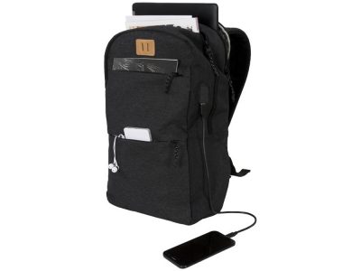 Рюкзак Cason для ноутбука 15 дюймов, темно-серый — 12042500_2, изображение 4