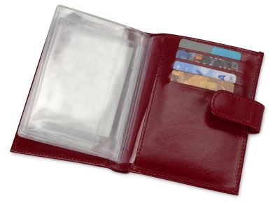 Бумажник для водительских документов, красный, изображение 3