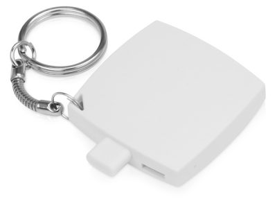Портативное зарядное устройство-брелок Saver, 600 mAh, белый, изображение 1