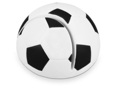 Подставка для визиток Футбол, белый/черный, изображение 3