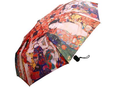 Набор: платок, складной зонт Климт. Танцовщица, красный, изображение 3