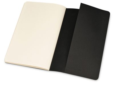 Записная книжка Moleskine Cahier (нелинованный, 1 шт.), Large (13х21см), черный, изображение 4