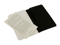 Записная книжка Moleskine Cahier (в клетку, 1 шт.), Pocket (9х14см), черный, изображение 3