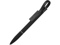Ручка шариковая с кабелем USB, черный, изображение 1