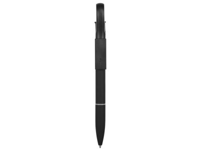 Ручка шариковая с кабелем USB, черный, изображение 2