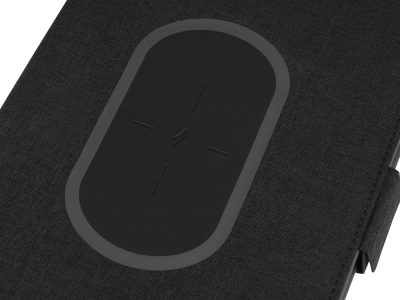 Органайзер с беспроводной зарядкой 5000 mAh Powernote, темно-серый — 593908_2, изображение 9