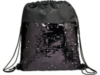 Блестящий рюкзак-мешок Mermaid со шнурком, черный — 12046500_2, изображение 4