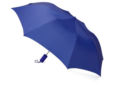Зонт складной Tulsa, полуавтоматический, 2 сложения, с чехлом, синий (Р), изображение 2