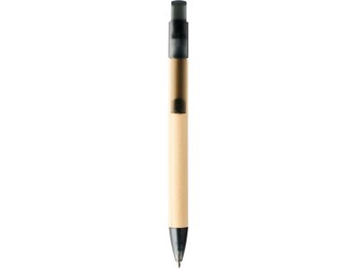 Шариковая ручка Safi из бумаги вторичной переработки, черный — 10758400_2, изображение 2
