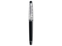 Ручка роллер Waterman Expert Deluxe Black CT F, черный/серебристый, изображение 2