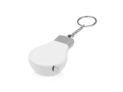 Брелок-рулетка для ключей Лампочка, белый/серебристый — 709526_2, изображение 3
