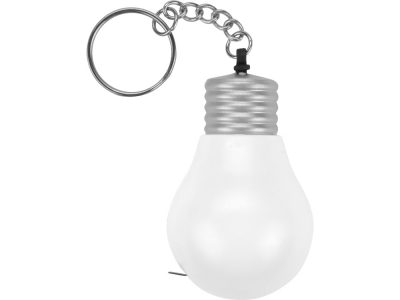 Брелок-рулетка для ключей Лампочка, белый/серебристый — 709526_2, изображение 4