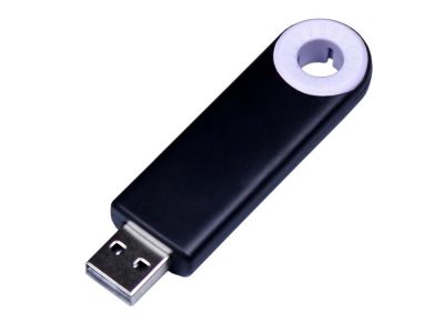 USB-флешка промо на 32 Гб прямоугольной формы, выдвижной механизм, белый — 6735.32.06_2, изображение 1