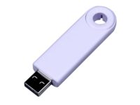 USB-флешка промо на 128 Гб прямоугольной формы, выдвижной механизм, белый — 7235.128.06_2, изображение 1