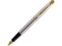 Ручка перьевая Waterman Hemisphere Stainless Steel GT F, серебристый/золотистый — 326535_2, изображение 1