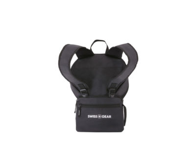 Рюкзак SWISSGEAR складной, полиэстер, 33,5х15,5×40 см, 21 л, черный — 73241_2, изображение 4