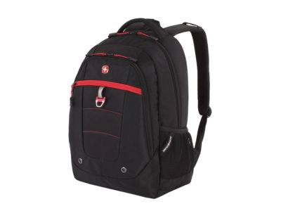 Рюкзак SWISSGEAR, 15, полиэстер, 900D,  34х18×47 см, 29 л, черный/красный, изображение 1