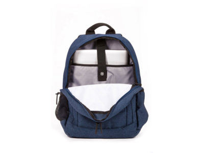 Рюкзак SWISSGEAR 15,6, heather, 35,5 x 17 x 47 см, 27 л, синий, изображение 3