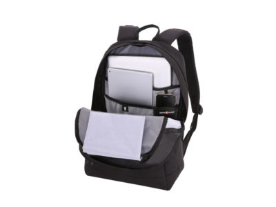 Рюкзак SWISSGEAR 14, полиэстер 600D, 30 x 17,5 x 45 см, 24 л, черный, изображение 3