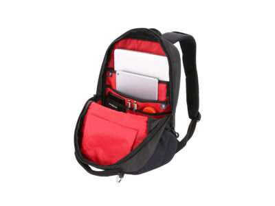Рюкзак SWISSGEAR 14, полиэстер 600D, 30 x 14,5 x 43 см, 19 л, черный, изображение 3