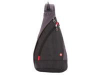 Рюкзак SWISSGEAR с одним плечевым ремнем, 25x15x45 см, 7 л, черный/серый, изображение 1