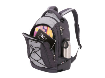 Рюкзак SWISSGEAR, полиэстер, 33х19х45 см, 28 л, серый, изображение 4