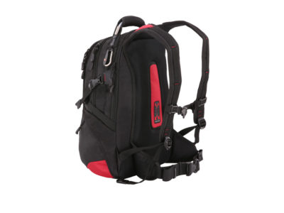 Рюкзак SWISSGEAR, 15, полиэстер 1200D, 36х17х50 см, 30 л, черный/красный, изображение 2