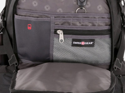 Рюкзак SWISSGEAR, 15, полиэстер 1200D, 36х17х50 см, 30 л, черный/красный, изображение 5