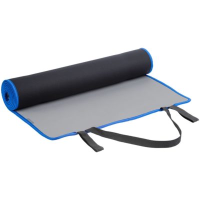 Коврик для йоги и активного отдыха Karmatta, черно-синий, изображение 3