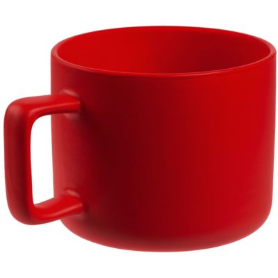 Чашка Jumbo, матовая, красная, изображение 2