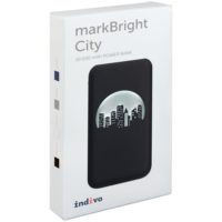 Аккумулятор с подсветкой markBright City, 10000 мАч, синий, изображение 12