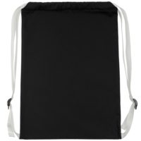 Рюкзак Nock, черный с белой стропой, изображение 4