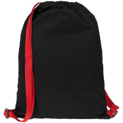 Рюкзак Nock, черный с красной стропой, изображение 2