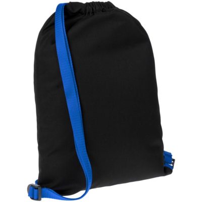 Рюкзак Nock, черный с синей стропой, изображение 1
