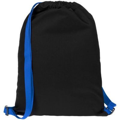 Рюкзак Nock, черный с синей стропой, изображение 2