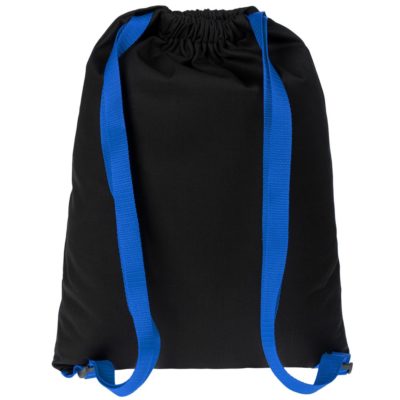 Рюкзак Nock, черный с синей стропой, изображение 3
