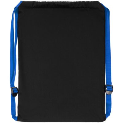 Рюкзак Nock, черный с синей стропой, изображение 4
