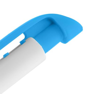 Ручка шариковая Favorite, белая с голубым, изображение 5